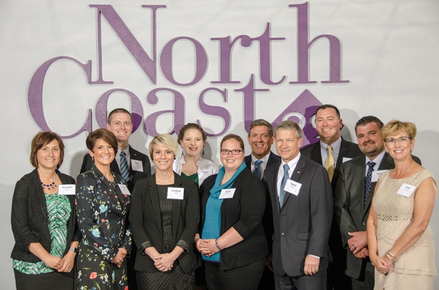 Photo of Jennifer Deam, Alyssa Waller, Lindsey Angle, Buffy Edwards, Eddie Steiner, Brett Gallion, Deb Berner, BacK: Marc Harvey, Kayla Haycook, Roc Baker, Jason Gaskell